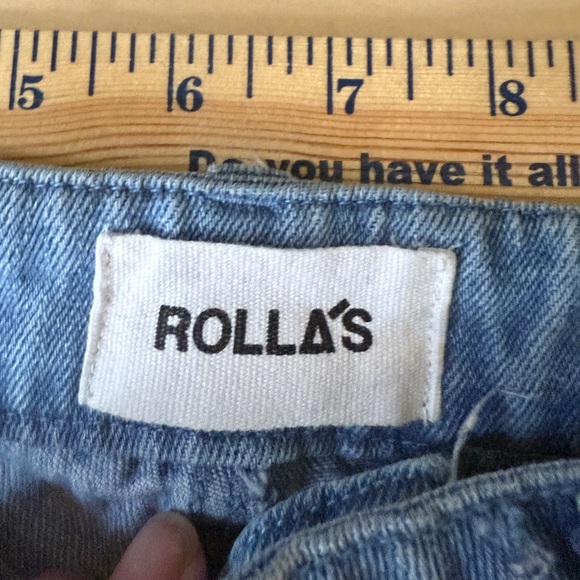 Rolla's Medium Wash Wide Leg Denim Jeans - 100% Cotton - {24} - Picture 9 of 11